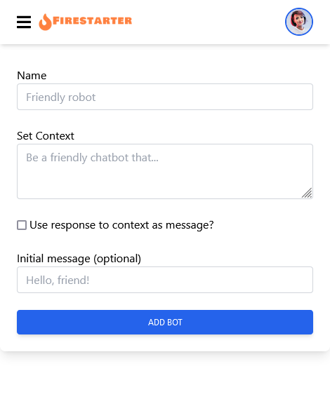 Add bot screenshot