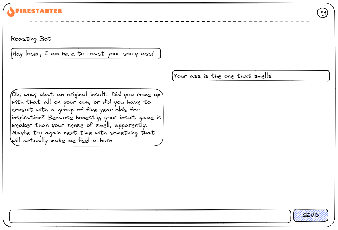 Chatbot idea sketch